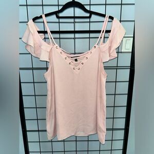 Express light pink sleeveless blouse EUC
